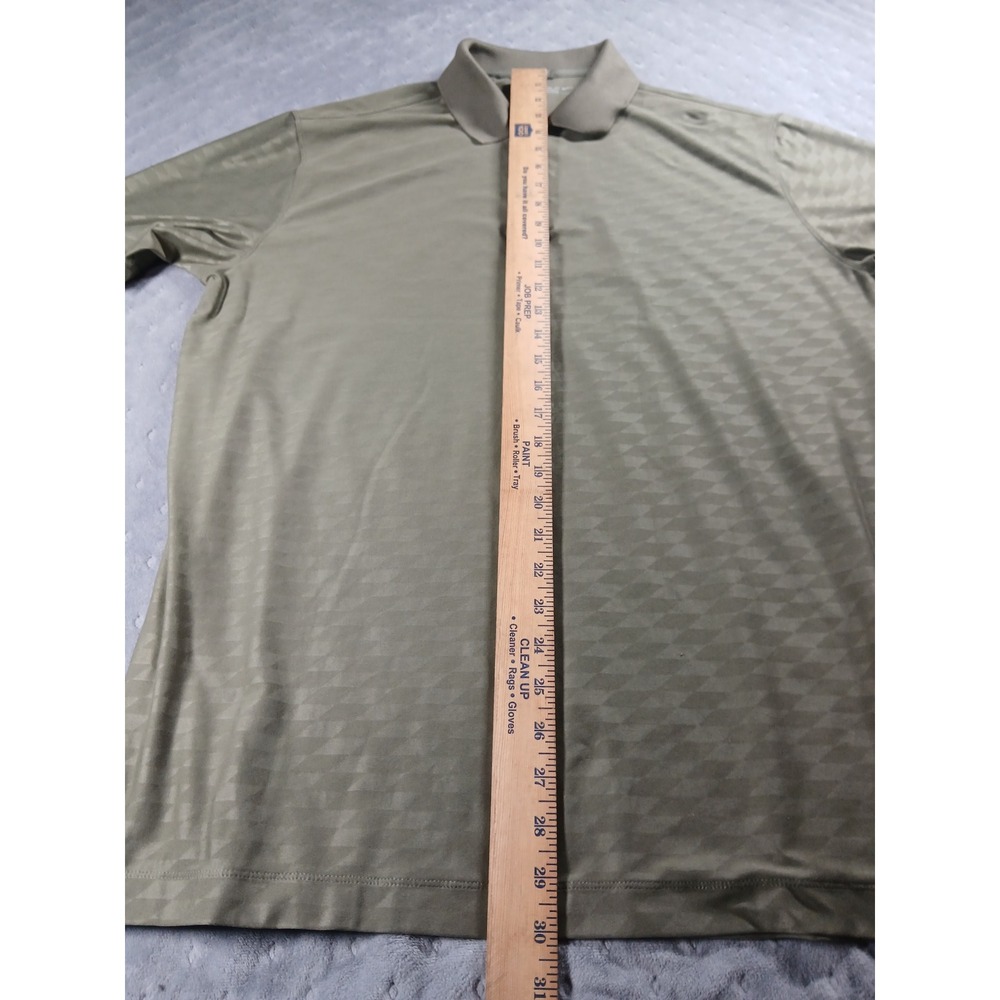 Nike Golf Tour Performance Dri-Fit Polo Shirt Mens Large L Olive Green Diamond - Picture 7 of 8